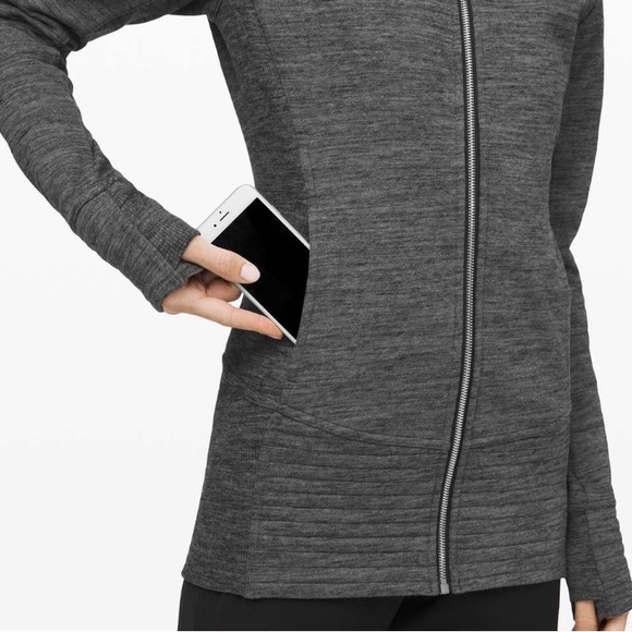 Lululemon Radiant Jacket II
Heathered Core Dark Grey size 2 - Picture 8 of 9